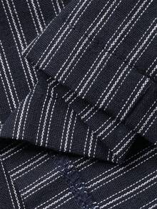 Livesso Bộ 2 món gồm áo hở lưng kẻ sọc và quần dài thường ngày dành cho nữ. - Màu xanh hải quân - Xem 7