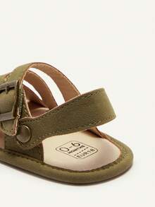 Cozy Pixies A Pair Of Fashionable Hollow Design Baby Bag Head Sandals Casual Outdoor Toddler Shoes - Army Green - View 8