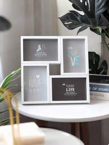 Khung ảnh nhiều mảnh màu đen, 2, 3, 4 tấm ghép hình, có bản lề, chứa ảnh tiêu chuẩn 4x6 và 5x7. Món quà lý tưởng cho Ngày của Mẹ, Lễ cưới, Kỷ niệm, dành cho gia đình, bạn bè, trang trí nhà cửa, văn phòng, bàn làm việc. - Nhiều màu - Xem 24