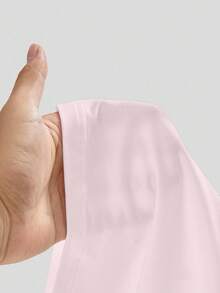 ROMWE 【内衣】性感吊带褶皱低腰喇叭裤女士两件套 - 粉色 - 查看 9