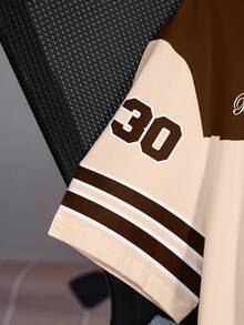 Betty Boop x SHEIN 大码女式夏季休闲通勤时尚街头字母卡通图案撞色短袖T恤 - 白色 - 查看 5