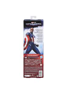 Hasbro Marvel Studios Captain America Brave New World Titan Hero Series Captain America Action Figure F92765L0 - Multicolor - View 5