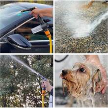 1pc, Powerful Pressure Car Washing Water Gun, Multifunction Garden Shower Nozzle - Ideal For Powerful Cleaning And Watering Tasks Adjustable Car Wash Water Gun - Water Gun - View 4
