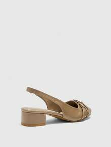 CUCCOO BIZCHIC Sandale cu toc înalt pentru femei, cu design cataramă, la modă, purtate zilnic, la modă