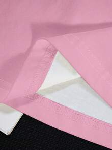 Betty Boop x SHEIN 大码女式休闲卡通人物字母印花落肩宽松短袖T恤，夏季 - 白色 - 查看 6