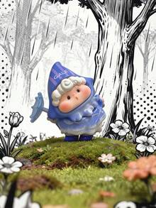 POKOJA LAND Caixa Surpresa (Sem Enchimento de Pelúcia) Bonita Figura Decorativa de Personagem de Desenho Animado, Conjunto de Aventura na Floresta Fantástica - 16 Modelos Regulares + 4 Figuras de Personagens Misteriosos com Designs Temáticos, Figuras Misteriosas Decorativas para Coleção e Exposição, Enfeites de Mesa, Presentes de Feriado - Maré jogar caixa cega - Visão 15
