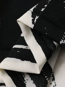 DAZY 男童翻领格子韩版休闲夏季度假衬衫 - 黑與白 - 查看 6