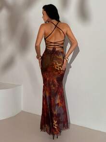 Aloruh Đầm in hoa mới dành cho nữ, gợi cảm và thanh lịch, kiểu dáng cổ điển lãng mạn, thích hợp cho buổi hẹn hò. - Nhiều màu - Xem 8