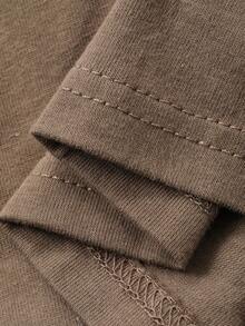 Dazy-Less 女士宽松休闲时尚 Polo 领“老钱”T恤，适合春夏、情人节、办公穿着