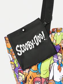 SCOOBY-DOO X SHEIN Túi xách cỡ lớn thời trang họa tiết mèo cầu vồng - Màu - Xem 6