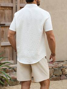 VENTUSAIL Conjunto de camisa casual y relajada para hombre - Multicolor - Ver 2