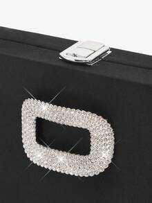 SHECARRY Quý cô, Túi xách dạ hội dành cho nữ, Túi xách quai trên, Thời trang, Sang trọng, Kim cương, Thanh lịch, Đơn giản, Cá nhân hóa, Đa năng, Cổ điển, Lấp lánh, Dành cho tiệc cocktail, Tiệc tùng, Vũ hội, Câu lạc bộ, Hẹn hò, Sinh nhật, Buổi tối, Đêm hẹn hò, Tiệc chiêu đãi - màu đen - Xem 7