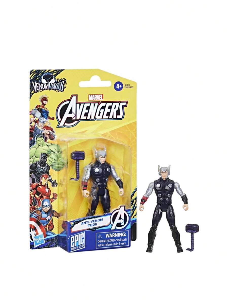 Hasbro Marvel Avengers VenomVersus Epic World of Action Anti-Venom Thor Action Figure & Accessory G18165X0 - Multicolorido - Ver 1