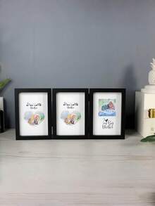 Khung ảnh nhiều mảnh màu đen, 2, 3, 4 tấm ghép hình, có bản lề, chứa ảnh tiêu chuẩn 4x6 và 5x7. Món quà lý tưởng cho Ngày của Mẹ, Lễ cưới, Kỷ niệm, dành cho gia đình, bạn bè, trang trí nhà cửa, văn phòng, bàn làm việc. - Nhiều màu - Xem 32