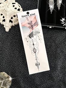 MidnightGlam 男女通用持久防汗临时纹身贴纸 - 彩色 - 查看 5