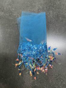 1件梦幻流苏柳叶亮片蕾丝饰边，服装DIY配件，炫彩亮片流苏 - 彩色 - 查看 18