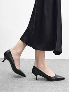 CUCCOO BIZCHIC Zapatos de tacón alto para mujer - Negro - Ver 5