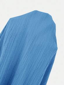 Zivah 夏季新款休闲百搭休闲邮轮旅行海滩日光浴无袖宽松绿色女式连体裤 - 霧霾藍 - 查看 8