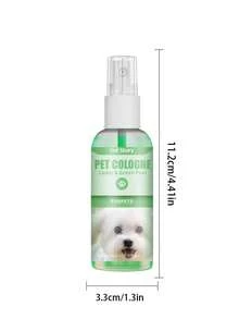 1pc/2pcs Alcohol-Free Pet Perfume, Export-Grade, English Packaging, Pet Cologne, Universal Deodorizing Spray For Cats And Dogs. - 50ml - View 3