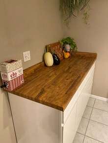 1卷仿木纹自粘墙纸，做旧木纹，乡村风格，可剥离粘贴，防水自粘墙纸，可移除木纹墙纸，棕色 - 銅色 - 查看 2