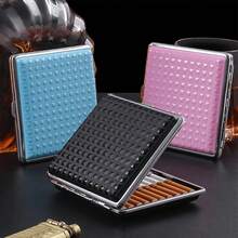 Set de 20 estuches de cigarrillos portátiles de plástico, soporte de cigarrillos a prueba de humedad y resistente a la compresión para hombres y mujeres - Multicolor - Ver 12