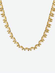 Opalesca Collar de perlas y diamantes, accesorios de boda/novia, estilo fairycore/hadas, perlas, flores, otoño/invierno, para mamá/mujer/niña/madre, elegante, premium, Día de San Valentín, regalo - Dorado - Ver 4