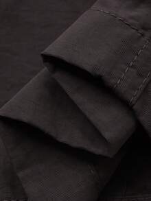 DAZY 男婴休闲纯色街头风工装裤 - 灰色 - 查看 3