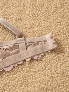 3pcs/Set Lace Wireless Bra For Women, Valentine's Day - Multicolor - View 7