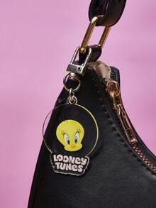 LOONEY TUNES X SHEIN 时尚可爱的字母卡通图案钥匙扣 - 彩色 - 查看 2