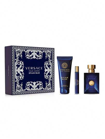 Versace مجموعة هدايا عطر ديلان بلو إيو دي تواليت 100 مل