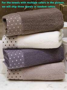 1 3 6 8 件装 高吸水性 速干 柔软 不褪色 多种颜色 简约图案 纯棉毛巾 成人男女情侣适用 浴室 酒店 健身房 旅行 厨房 理发店 美容院 四季皆宜 浴巾 面巾 手巾 家用 旅行必备 运动毛巾 水疗毛巾 - 彩色 - 查看 7