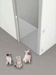 Portão de Segurança Escalonável para Animais de Estimação, Rede de Isolamento para Filhotes, Cerca Universal Interna e Externa para Gatos, Adequado para Filhotes/Gatinhos/Escadas/Corredores - Multicolorido - Visão 5