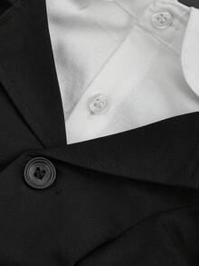 Pet 2 In 1 Suit Jacket (Bow Tie Not Included) - Black - View 4