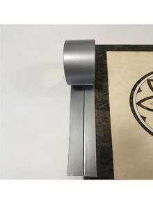 1卷加厚强力防风胶带，柔韧性好，无残留，全天候适用，可徒手撕开包装胶带 - 大包装，适合DIY和专业用途 - 銀色 - 查看 2