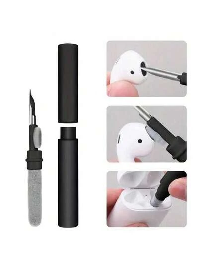 1 Item, Earphone Cleaning Pen, For , AirPods Pro 12, Portable 3-In-1 Wireless Earphone Case Cleaning Tool Kit With Cleaning Brush