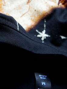 ROMWE MEN Street Life Men Figure & Slogan Graphic Tank Top - Black - View 5
