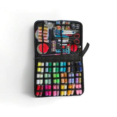 229pcs Sewing Kit, Embroidery Tools, Needlework Set, Sewing Threads & Needles, Household Sewing Supplies, Gift For Embroidery & Cross Stitch