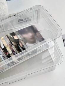 1 pieza Caja de almacenamiento, Organizador de escritorio para oficina en el hogar, Soporte multifuncional para cosméticos y joyas, Regalo perfecto para amigos, Regalo de cumpleaños - Multicolor - Ver 6