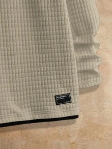 HIMLAND Manfinity Modomio 2pcs Men's Knit Slim Fit Crew Neck Long Sleeve T-Shirt And Elastic Waist Straight Leg Casual Pants Set, Suitable For Autumn And Winter Men Tracksuit - Multicolor - View 3