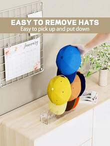 组装式帽子收纳架 亚克力材质 玄关衣柜空间节省型棒球帽收纳架 多层展示架 - 多色款 - 查看 10