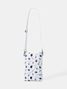 HARRY POTTER X SHEIN Túi đeo chéo nữ họa tiết động vật và hoạt hình dễ thương - Rắn xanh - Xem 5