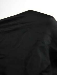 Enliva 大码女式纯色基础款黑色A字休闲迷你裙（含打底裤），适合曲线身材/夏季凉爽弹力面料。 - 黑色 - 查看 10