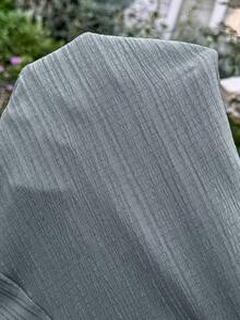 SHEIN Bộ áo liền quần bầu màu trơn, kiểu dáng thường ngày, có dây buộc bên hông, thích hợp cho việc đi lại hàng ngày vào mùa hè. - Màu xanh lam - Xem 7