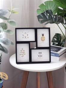 Khung ảnh nhiều mảnh màu đen, 2, 3, 4 tấm ghép hình, có bản lề, chứa ảnh tiêu chuẩn 4x6 và 5x7. Món quà lý tưởng cho Ngày của Mẹ, Lễ cưới, Kỷ niệm, dành cho gia đình, bạn bè, trang trí nhà cửa, văn phòng, bàn làm việc. - Nhiều màu - Xem 30