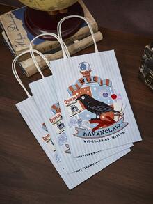 HARRY POTTER X SHEIN 3个可爱卡通小鸟印花礼品包装袋 - 彩色 - 查看 2