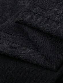 FRIFUL Áo thun nữ dáng rộng, xẻ vai, kiểu dáng thường ngày, thích hợp cho mùa thu. - Xám - Xem 8