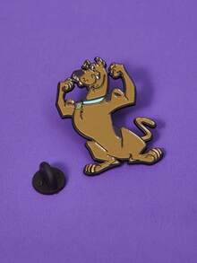 SCOOBY-DOO X SHEIN Scooby-Doo Cartoon Series Alloy Brooch Cartoon Badge, Cute Brooch, Suitable For Daily Decoration, Exquisite Small Gift - Multicolor - View 3
