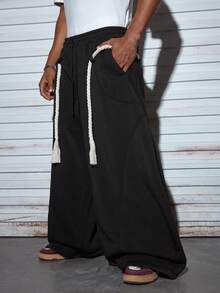 Modcrash Áo Hoodie Nam Phong Cách Đường Phố Thường Ngày với Khẩu Hiệu và Hình In Tiếng Anh, Thích Hợp Cho Mùa Thu/Đông, Áo Tay Dài, Trang Phục Mùa Hè, Phù Hợp Cho Mặc Hàng Ngày, Kiểu Dáng Thoải Mái, Trang Phục Kỳ Nghỉ Hè, Phong Cách Retro Mỹ, Unisex, Trang Phục Mùa Hè Kiểu Dáng Thoải Mái – Thích Hợp Cho Mặc Hàng Ngày và Trang Phục Kỳ Nghỉ Hè. - màu đen - Xem 2