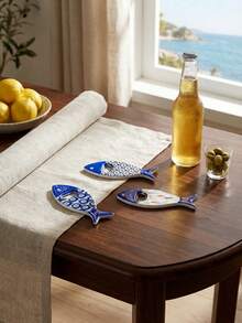 Cirelle Fish Bottle Opener Magnet - 3D Embossed & Gold Foil Fridge Magnet With Strong Hold, Functional Kitchen Decor