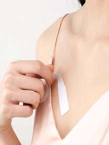 100/150pcs Elegant Invisible Anti Slip Stickers, Suitable For Shirts And Skirts - Shoulder, Collar, And Chest Coverage - Multicolor - View 3